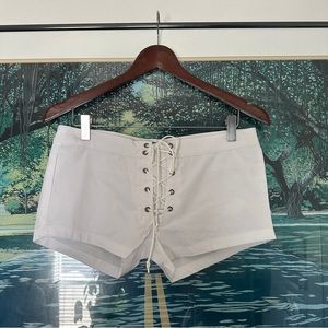 Y2k western style shorts